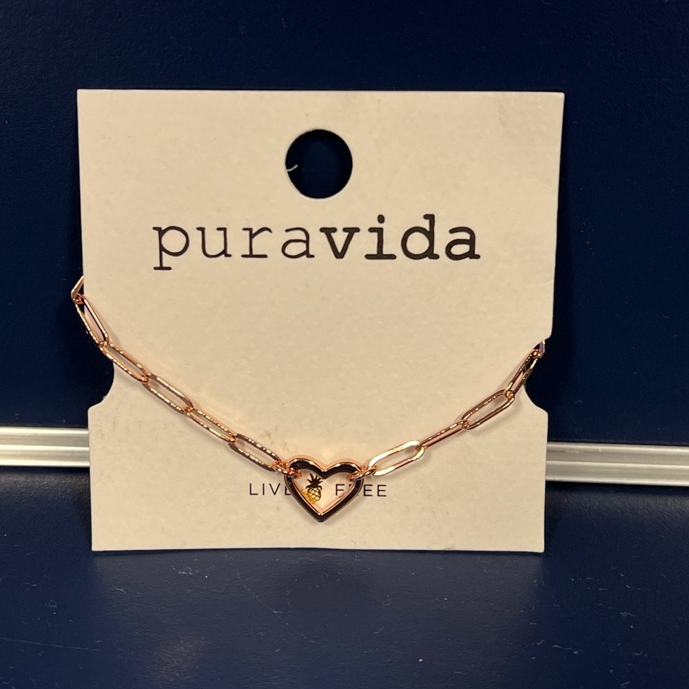 Pura Vida rose gold bracelet